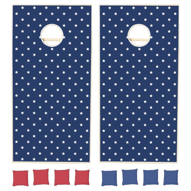 Patriotic Stars Cornhole Set (Set)