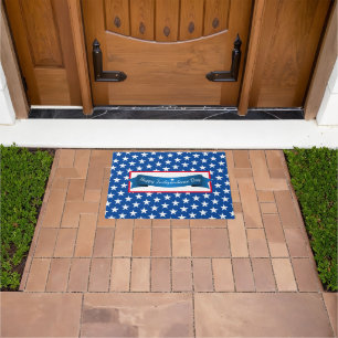 Patriotic Stars Doormat