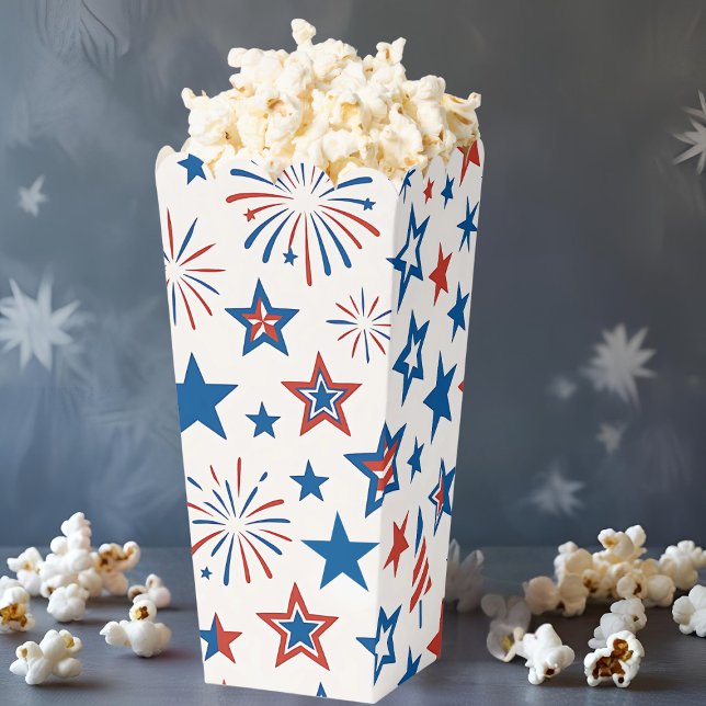 Patriotic Stars Favor Box (Creator Uploaded)