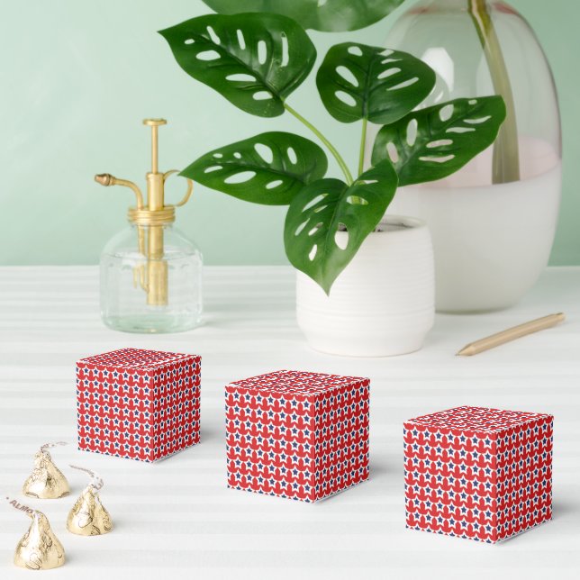 Patriotic Stars Favor Boxes (Multiple)