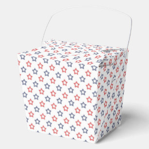 Patriotic Stars Favor Boxes