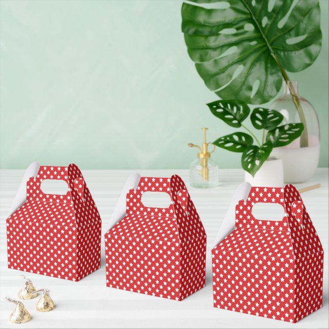 Patriotic Stars Favor Boxes (Multiple)
