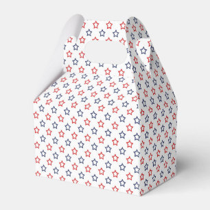 Patriotic Stars Favor Boxes