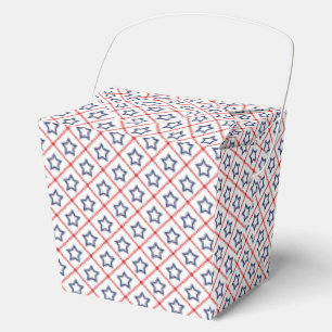 Patriotic Stars Favor Boxes