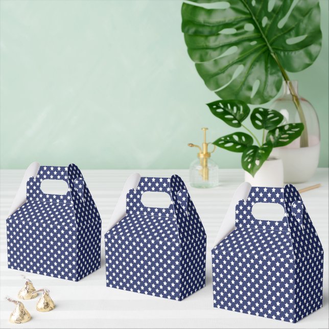 Patriotic Stars Favor Boxes (Multiple)