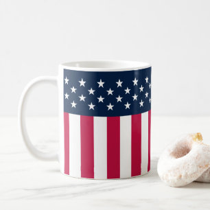 Patriotic Stars n Stripes Red White Blue Coffee Mug
