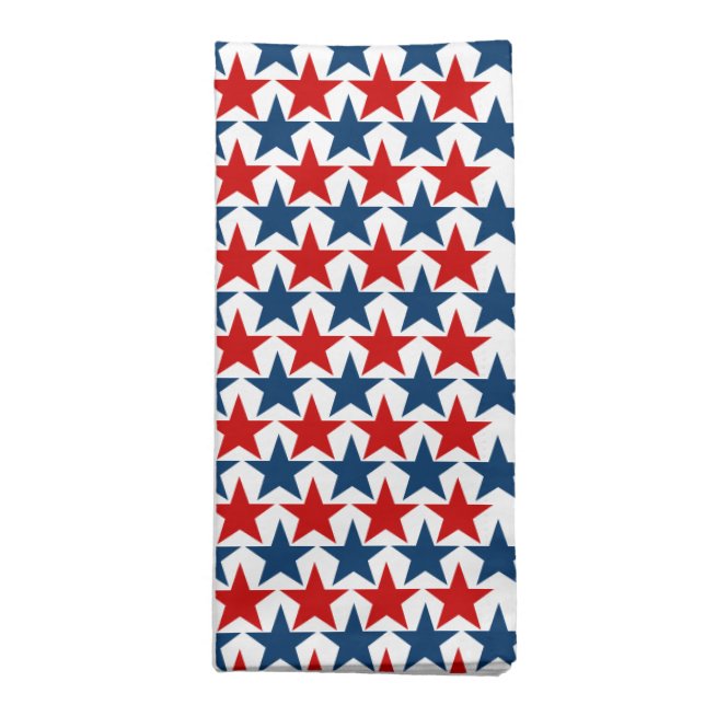 Patriotic Stars Napkin (Folded)