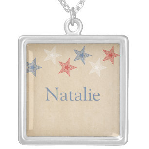 Patriotic Stars Necklace