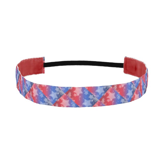 Patriotic Stars Non-Slip Headbands (Front)