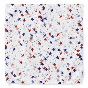 Patriotic Stars Pattern USA Independence Day  Bandana