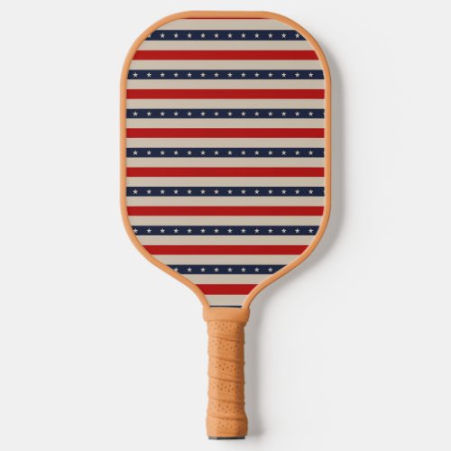 Patriotic Stars Pickleball Paddle