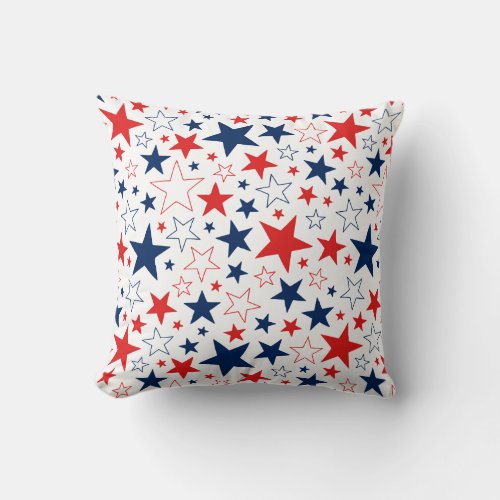 Patriotic Stars Pillow