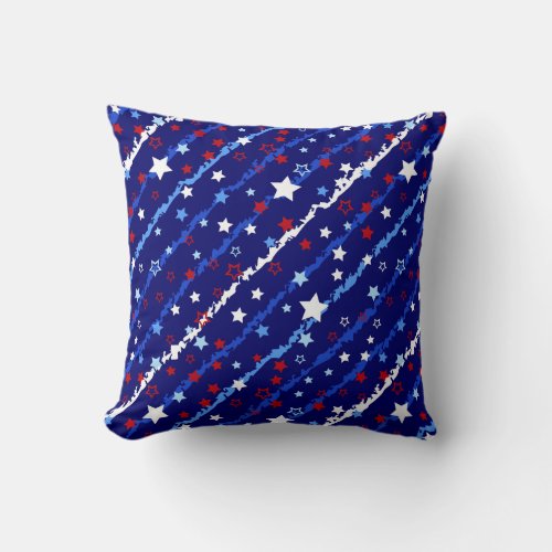 Patriotic Stars Pillow