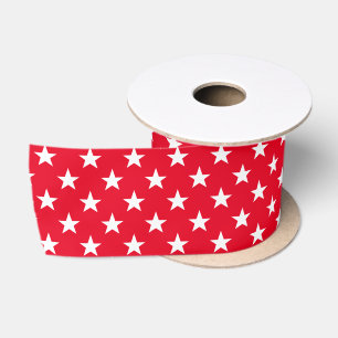 Patriotic Stars Satin Ribbon