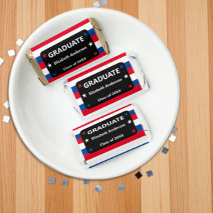 Patriotic Stars & Stripes Graduation Hershey's Miniatures