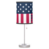 Patriotic Stars & Stripes Table Lamp (Left)