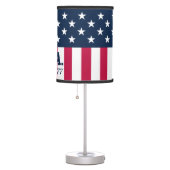 Patriotic Stars & Stripes Table Lamp (Right)