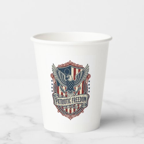 Patriotic State Pride Series Vector Graphic Tee (2 Paper Cups