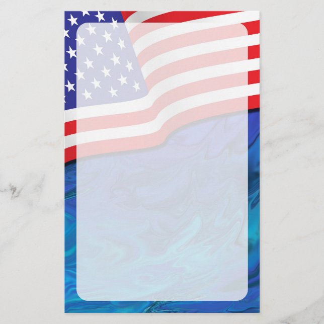 Patriotic Stationery #1 (Front)