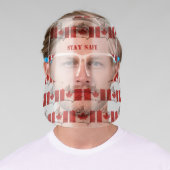 Patriotic Stay Safe CANADA FLAG Customizable Face Shield (Insitu)
