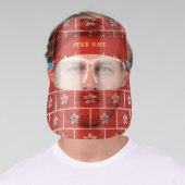 Patriotic Stay Safe HONG KONG FLAG Customizable Face Shield (Insitu)