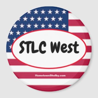 Patriotic STLC West Refrigerator Magnet