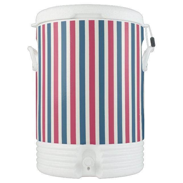 Patriotic Stripes Cooler (Front)