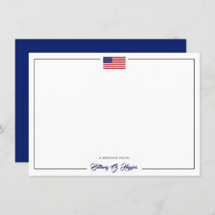 Patriotic Style America Flag Office Stationary