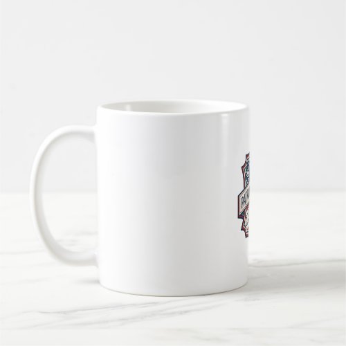 Patriotic Summer Camp Spirit Vector Graphic Tee_1 Coffee Mug