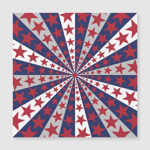 Patriotic Sunburst American Flag Artwork