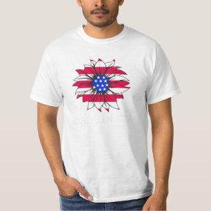 Patriotic Sunflower SVG PNG PDF, USA Sunflower T-Shirt
