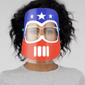 Patriotic Super Hero Face Shield (Insitu)