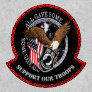Patriotic Support Our Troops POW-MIA Military Patch