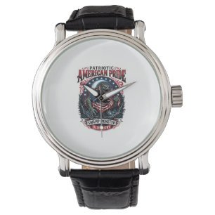 Patriotic Swamp Monster Old Glory Horror Monster P Watch