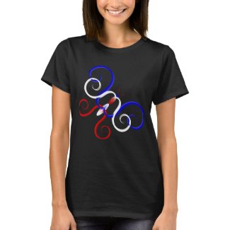 Patriotic Swirl Butterfly T-Shirt