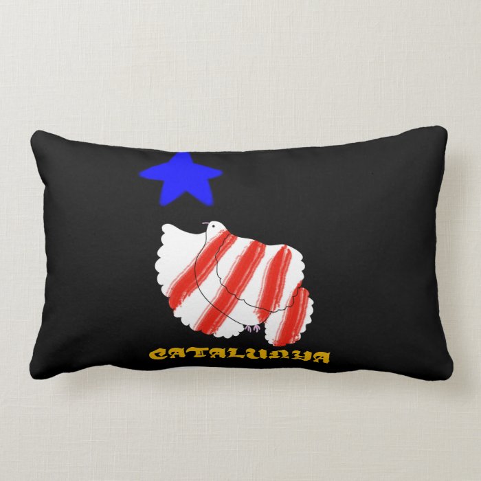 Patriotic Symbol, Catalonia freedom , Catalunya Throw Pillow