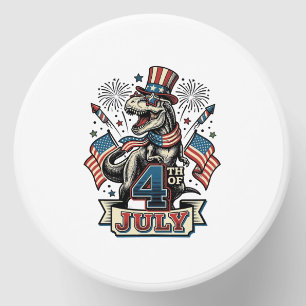 Patriotic T-Rex 4th of July Vintage Shirt Design_1 Mini Candle Favors