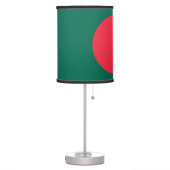 Patriotic table lamp with Flag of Bangladesh (Left)