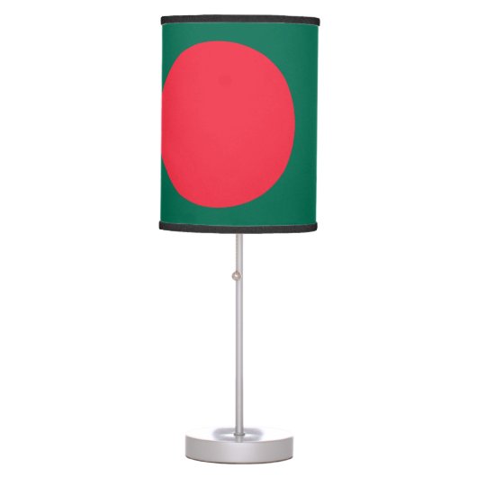 Patriotic table lamp with Flag of Bangladesh (Front)
