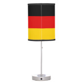 Patriotic table lamp with Flag of Germany (Back)