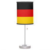 Patriotic table lamp with Flag of Germany (Left)