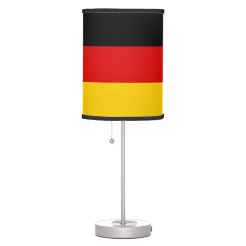 Patriotic table lamp with Flag of Germany