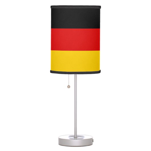 Patriotic table lamp with Flag of Germany (Right)