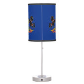 Patriotic table lamp with Flag of Pennsylvania (Back)
