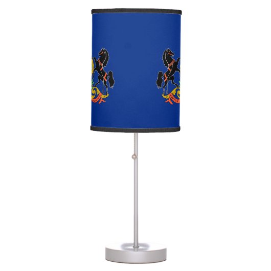 Patriotic table lamp with Flag of Pennsylvania (Front)