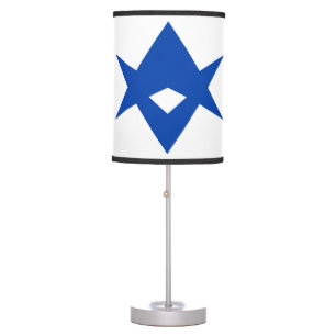 Patriotic table lamp with Flag of Toyota City