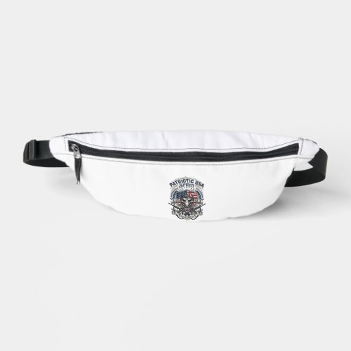 Patriotic Tactical Eagle Skull Military Inspired S Fanny Pack