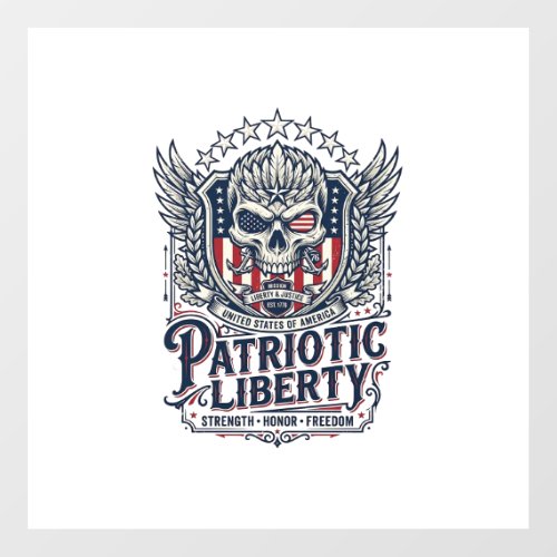 Patriotic Tactical Eagle Skull Military Inspired S Floor Decals