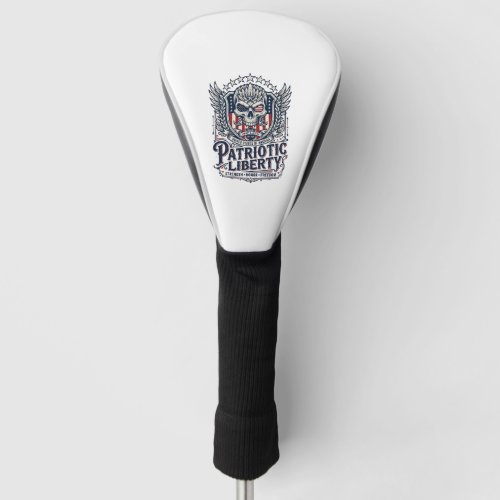 Patriotic Tactical Eagle Skull Military Inspired S Golf Head Cover