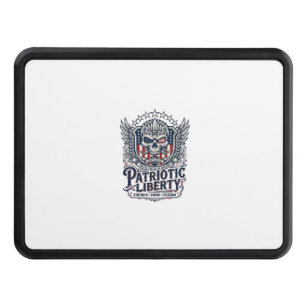 Patriotic Tactical Eagle Skull Military Inspired S Hitch Cover
